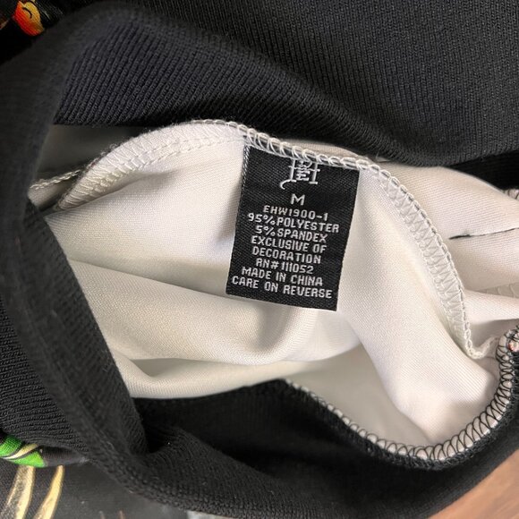 NEW Ed Hardy Crop Flashboard Black Tattoo Track Jacket Sz M - Picture 14 of 15